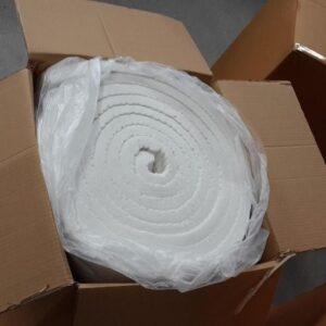 White ceramic fiber insulation sheet 1260°C