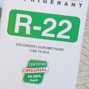 R22 refrigerant gas cylinder for fridges, freezers, cold rooms, and AC systems from Bioflex Insulation Ltd