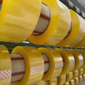 Yellow BOPP tape wholesale for carton sealing and bulk packaging