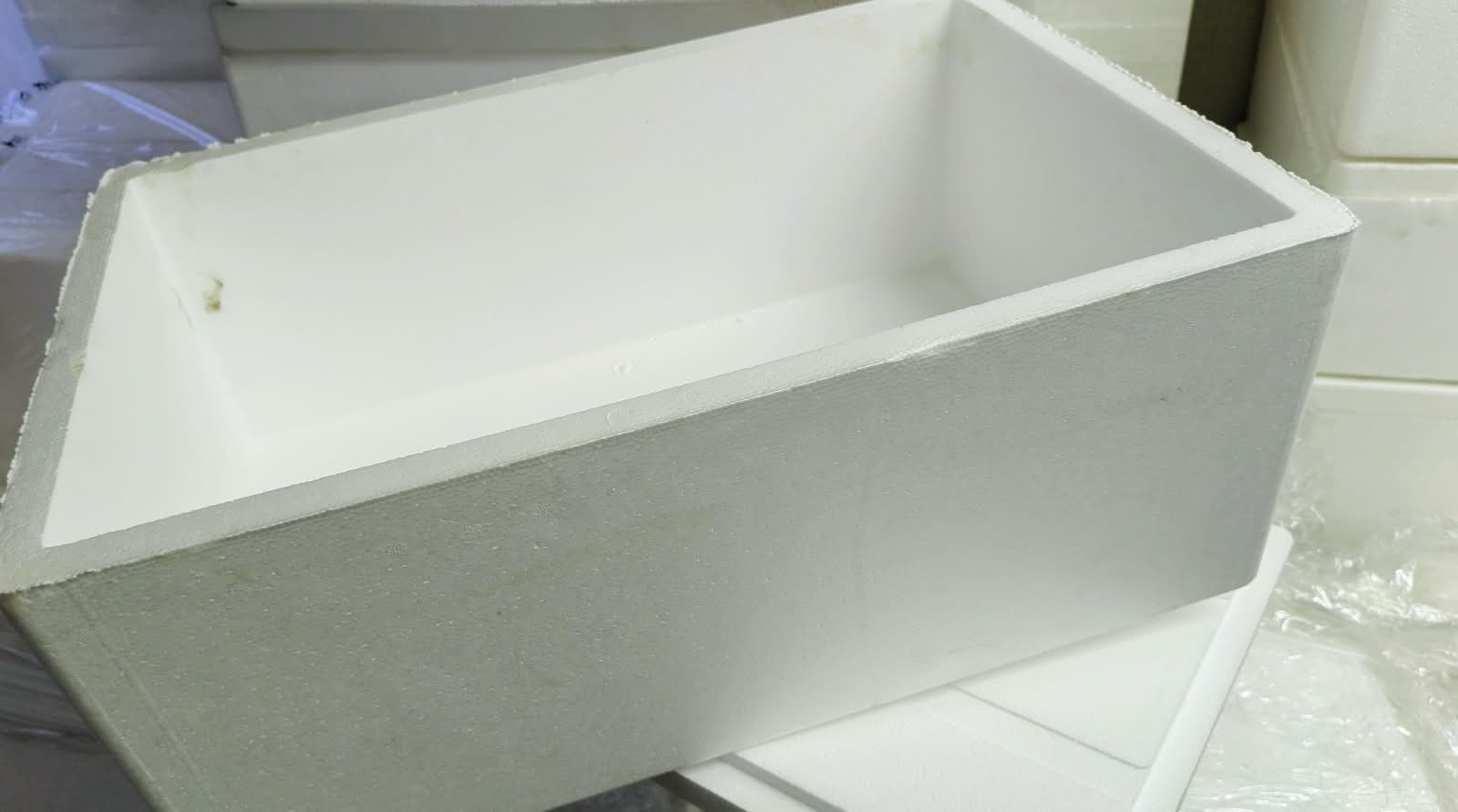 20kg styrofoam fish and meat box with lid, Bioflex Kenya