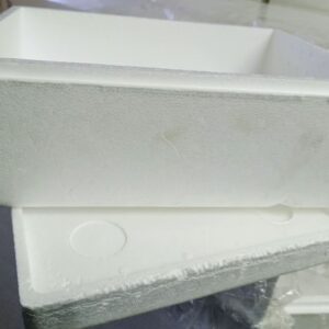 6kg white styrofoam fish box with lid, Bioflex Kenya