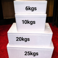 Styrofoam boxes sizes in Uganda
